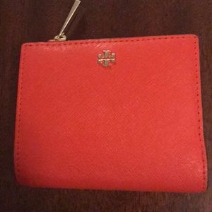 Tory Burch Small Robinson Wallet - Beautiful Red!